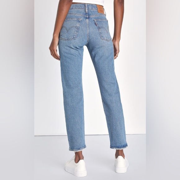 Levi's Denim - Levi's Premium Wedgie Straight Fit High Rise Jeans Size 26 Stretch Button fly